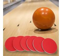 babominimer For 24-Piece Bowling Ball Sanding Pads Kit with 500-4000 Grit for Resurfacing and Polishing, 5-Inch Diameter Red and Grey Sponge Pads(12PCS (12x2000))