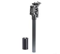 babominimer For 27.2/30.9/31.6mm Alloy Suspension Seatpost with 50mm Travel and Four-Link Design for eBike and Fat For Bike, Black(33.9mm(adapter))