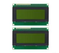 babominimer for 2PC 2004A 20x4 Character LCD Display Module Green Backlight with I2C/IIC Interface Adapter for for Arduino Projects Electronics DIY