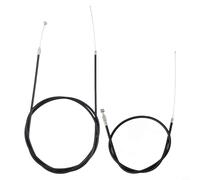 babominimer For 2PC Mountain For Bike Brake Cable Set Front and Rear Stainless Steel Brake Cables for All Bicycles Black(1PC front+1pc rear)