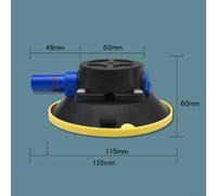 babominimer for 3 or 4 Inch Concave Vacuum Sucker Hand Pump Glass Sucker Auto Repair Tool(4.5寸 45661)