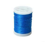 babominimer For 400D/3 Nylon Bow String Serving Thread Line, 120m Roll with 0.02in Thickness and 34 lbs Breaking Strength for Archery Accessories and DIY(Blue)