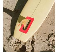 babominimer For 9 Inch Fish Central Fin Base Support for Canoe Surfing and Watershed Board, Compatible with Oarboard Fin Connection Sheet(red)