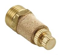 babominimer For Adjustable Pneumatic Muffler Brass Exhaust Silencer for Solenoid Valves 1/8" 1/4" 3/8" 1/2" Thread Size 1.5MPa Pressure Rating(45661)
