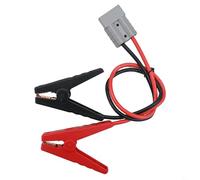 babominimer For Anderson 50A Connector Car Cable 10AWG Two Battery Clips DC Power Supply 12-24V 55Cm Length Wire Diameter 1AWG Clip Length 100Mm
