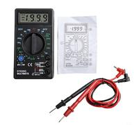 babominimer for ANENG DT830G Digital Multimeter LCD Voltmeter Ammeter Ohmmeter AC DC Voltage Tester Meter Portable CAT II Safety Rating 1999 Display(Black)