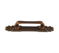 babominimer for Antique Exposed Aluminum Alloy Door Handle with Anti-Rust Finish for Furniture, Cabinets and Wardrobes in Coffee Brown, Red Bronze(Coffee 215MM)