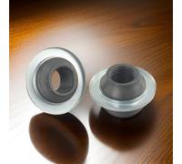 babominimer For Bicycle Axle Cone Nuts 3/8" x 26 TPI for Solid Rear Axles on Less Expensive Bikes, Steel Material, 13.6mm Length, 17mm Outside Diameter