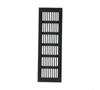 babominimer for Black Aluminum Alloy Rectangular Air Vent Grille for Cabinets Wardrobes Cupboards, 80x150mm/80x200mm/80x250mm/80x400mm/80x450mm/80x500mm(80 * 250mm)