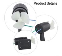 babominimer For DC Brushed Underwater Thruster Motor 12V 80W for Bait Boat Model with Forward and Reverse Propeller, 10-20V Voltage, 3A Current(CW+)