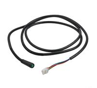 babominimer For Electric Scooter Communication Line Data Power Cable for For Xiaomi 4 E-Scooter, 65.3cm Black Controller Connection Wire with Plastic Housing