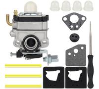 babominimer For FG100 Carburetor Kit Compatible with For GX22 GX31 HHE31C HHT31S UMK431 4- Engines - Includes Gaskets, Air Filter and Fuel Lines