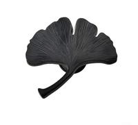 babominimer for Ginkgo for Leaf Zinc Alloy Cabinet Pulls Handle for Furniture and Cabinets in Ancient Gold, Silver, Red Bronze, Gold, Black, Ancient for Tin and(Black)