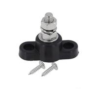 babominimer for Heavy Duty Battery Terminal Block 12V 24V Power Stud Junction Box with Stainless Steel Bolts for Solar Trucks RVs Marine Applications(M8-Black)