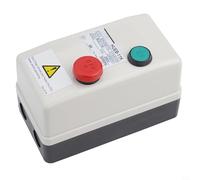babominimer for Magnetic Electric Motor Starter Switch 3Phase 380V Waterproof IP55 ABS Housing with Overload Protection for Compressor Motor Control(4-6A)