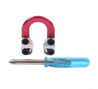 babominimer For Metal D Ring for Compound Bow Release, Aluminum Alloy Archery Accessory with 23mm Length and 18mm Width for Hunting and Outdoor Activities(Red)