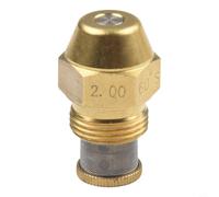 babominimer for Oil Burner Nozzle 60 Degree Brass Body with Stainless Steel Metering Parts for Boiler Burners, 0.40-11.0 USgal/h Flow Rate, BSPT(2.0 60°)