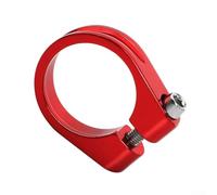 babominimer For QC100 28.6mm For Bike Seatpost Clamp, 6061 Aluminum Alloy Mountain Road For Bicycle Seat Tube Clamp with Dead Fly Lock for Scooter(28.6mm red)