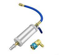 babominimer for R134A Oil Injector Tool for Automotive Air Conditioning Refrigeration Compressor, Car Aircon Oil Filler Kit with Stop Valve, 2oz Capacity
