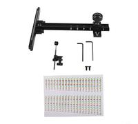 babominimer For Recurve T-Type Sight for Bow and Arrow, Aluminum Alloy Archery Accessory with Clear Scale, Red/Black/Blue Options(Black)