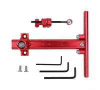 babominimer For Recurve T-Type Sight for Bow and Arrow, Aluminum Alloy Archery Accessory with Clear Scale, Red/Black/Blue Options(Red)