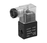 babominimer for Solenoid Valve Coil Replacement DC24V 12V AC220V 110V 380V for 4V210-08 3V110-06 4V220 4V230 Pneumatic Air Compressor Parts(AC220V)
