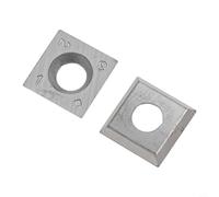 babominimer for Square Carbide Indexable Inserts 15x15x2.5mm 4R0.5 Wood Lathe Turning Cutters for Woodworking Tools 10 Pack with Screws and Wrench