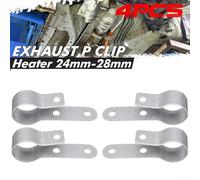 babominimer for Stainless Steel Exhaust P Clip for Eberspacher D1LC D3LC D5LC and for Webasto for Air Top 3500 5000 Parking Heater - 24mm-28mm Pipe Fastener(4Pcs)
