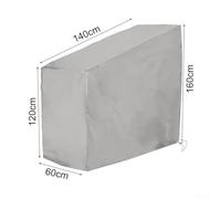 babominimer For Stationary For Bike Cover with Drawstring, Waterproof and Dustproof 210D Oxford Fabric Protective Cover for Exercise Bikes and Indoor Cycling(Silver 140 * 60 * 120/160cm)