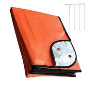 babominimer For Survival Blanket Insulated Thermal Reflective Tarp 210x150cm for Outdoor Camping Hiking Shelter Orange(Orange)
