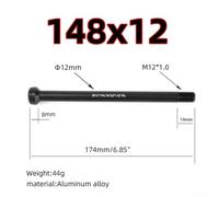 babominimer For Thru Axle Lever 100/142/148x12mm for Boost BMC For Cube S-WORKS Epic and GHOST Bikes, Aluminum Alloy Quick Release(148x12mm)