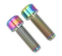 babominimer For Titanium Alloy M6x18mm Crankarm Pinch Clamp Bolt for Ultegra HollowTech For Bicycle Crankset Screws, 2-Pack()