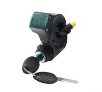 babominimer For Waterproof Electric Scooter Handlebar Switch Lock with Digital Display and 2 Keys for 10 Inch E-Scooters, Black ABS Material(A)