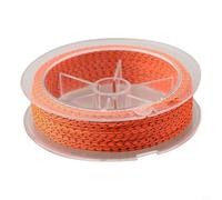 babominimer For White and Yellow-Black 20lb/30lb Dacron Fly Line Backing with Loop for Trout Fishing, 50m Length Low Stretch Dual-Color Design(G)