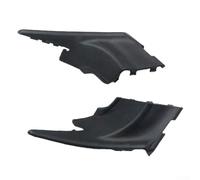babominimer Front Windshield Wiper Side Cowl Trim Cover Set Compatible with for Accent 2006-2011, Black ABS Exterior Water Deflector Moulding Replacement, Pair