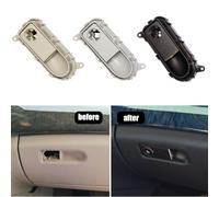 babominimer Glove Box Lock Latch Handle Cover for - W218 CLS300, CLS320, CLS350, CLS400 - ABS and PC Material, Black, Gray White, Almond Rice Color Options(Black)