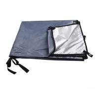 babominimer Gray Sun Canopy Awning for Campervan Suv Having 6m² Impermeable Shelter Setup in 210d Fabric 3pole Design Half Fire Retardant a Plus Dozen Minutes