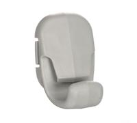 babominimer Gray Sun Visor Clip Holder Bracket Replacement ABS Interior Sunvisor Mount KD45-69-261 Compatible with for 3 Hatchback 2014-2015 Without Sun Roof, 6(1 Sand Color Clip)