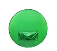 babominimer Green Screen Backdrop Chair Mount Photography Background Collapsible Chroma Key Panel for Video Recording Studio(S)