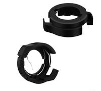 babominimer H7 LED Headlight Bulb Base Adapter Holders Socket for Kuga and for Megane, Car Headlamp Conversion Kit Mounting Brackets, Lasting Black Plastic