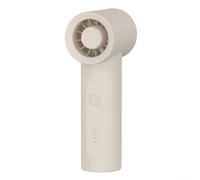 babominimer Handheld Mini Fan Portable USB Rechargeable, 4 Speed Settings Turbo Airflow Design, 2000mAh Battery Lasts 2.5-9Hrs, Compact ABS Build for for Indoor Outdoor(Almonds)