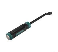 babominimer Hardened Steel Pry Bar Set with Angled Chisel Tip, Hammer-Ready Striking Cap, Non-Slip Ergonomic PP Handle, for Automotive Mechanics and Heavy-Duty Prying Task(12 inche)