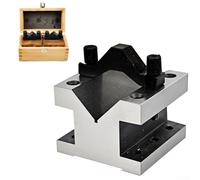 babominimer Hardened Steel V Block Set with Clamps, 35x35x30mm, 90 Degree Parallel and Square Pairs for for Machining, Drilling and Milling Support in or