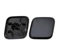 babominimer Headlight Washer Nozzle Cap for Focus 2015-2018, Front Bumper Headlamp Cleaning Spray Cover, Black Plastic Replacement Part for Car(Left+Right)