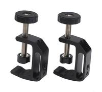 babominimer Heavy Duty Small C-Type Clamp Adjustable Table Screw Clamp Mini Desk Clamp Made of Lasting Aluminium Alloy with Anti-Slip Pad for for Woodworking, Metalwork, DIY,(2PCS)