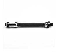 babominimer Hollow Axle Set 108mm Front 145mm Rear Steel Quick Release Skewer with Bearings and Bead Stoppers for Mountain Wheel Hub Replacement and(Rear)