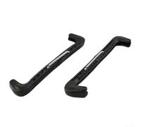 babominimer Ice Skate Blade Covers Adjustable Plastic Guards Compatible with for Hockey and Speed Skates, Protective Blade Cover to Damage or Puncture, Lasting Spring-Loaded(black)