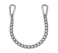 babominimer Iron Punch Bag Chain with Hook for Boxing and Martial Arts Training, Lasting Wear-Resistant Hanging Hanger for Punching Bags, Replacement Accessory in White(990mm White)