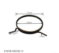babominimer Lawn Door Handle Replacement Springs Set of 5, Heavy Duty Stainless Steel Coil Torsion for Lever Knob Latch Repair, Fits Right and Left Hand Handles, Interior(FMTB-MSNH-19)
