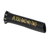 babominimer Leather Billiard Cue Tip Protector Cover for Snooker and Pool Cues, Moisture and Oxidation Protective Head Sleeve for 9-11mm and 12-13mm Cue(billiards13mm black)